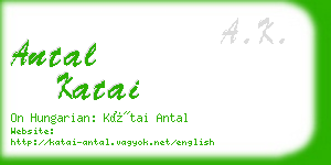 antal katai business card